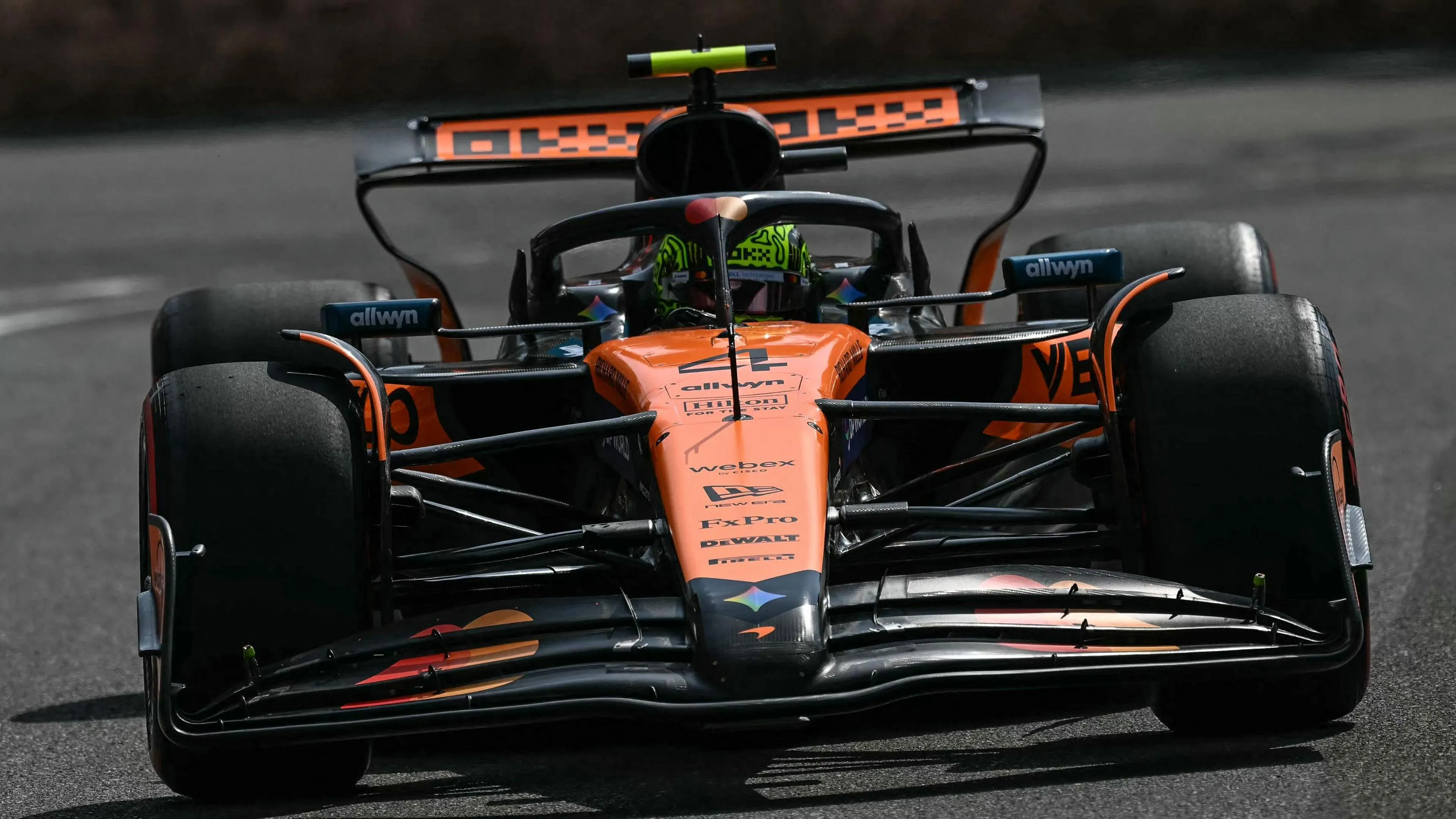 Lando Norris Edges Out Piastri in Azerbaijan FP1
